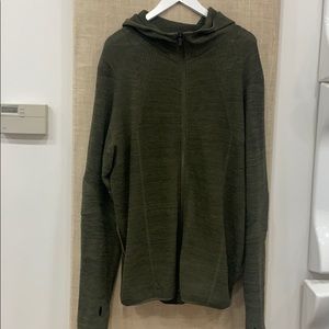 Aw-19 snow peak hoodie knit top